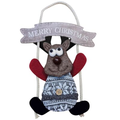 Φιγούρα Κρεμαστή Xmas με Σχοινί 23x19cm Xmasfest 1133407