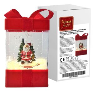 Φανάρι Κουτί Δώρου με 4 Λειτουργίες 21x13x13cm Xmasfest 1133487