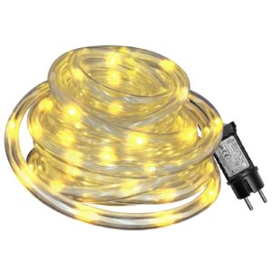 93-3491 Φωτοσωλήνας 200 LED 10m Λευκός Θερμός με Προγράμματα IP44 ø11mm 10m (+3m Extra Καλώδιο) Xmasfest 1133511
