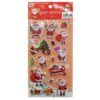 Αυτοκόλλητα 3D Xmas Καρτέλα Μικρή 22x10cm Xmasfest 1133604