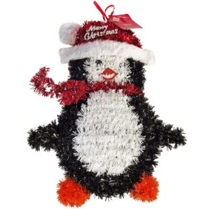 93-3592 Πιγκουίνος Tinsel Κρεμαστό Χώρου 30x24cm Xmasfest 1133612
