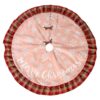 Ποδιά Δέντρου Λινάτσα με Ριγέ Σχέδιο ø120cm Xmasfest 1133630