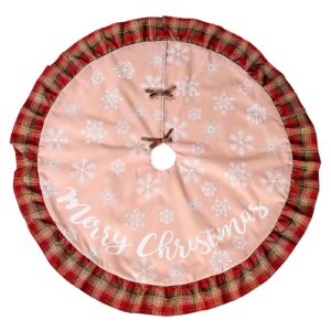 93-3610 Ποδιά Δέντρου Λινάτσα με Ριγέ Σχέδιο ø120cm Xmasfest 1133630