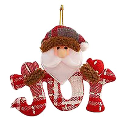 Στολίδι με Ευχές Πάνινο Κρεμαστό 16x14cm Xmasfest 1133656