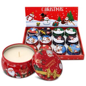 Κερί Xmas σε Μεταλλικό Κουτί με Καπάκι 7x4,5cm 110gr Xmasfest 1133683