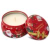 Κερί Xmas σε Μεταλλικό Κουτί με Καπάκι 7x4,5cm 110gr Xmasfest 1133683