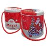 Κουτί Μεταλλικό Κυλινδρικό με Κορδόνι Xmas 11x11cm Xmasfest 1133685