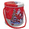 Κουτί Μεταλλικό Κυλινδρικό με Κορδόνι Xmas 11x11cm Xmasfest 1133685