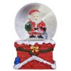 Χιονόμπαλα Άγιος Τετράγωνη Βάση ø4,5cm ø4,5x6,5cm Xmasfest 1133707