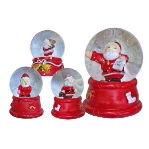 93-3688 Χιονόμπαλα Άγιος ø6,5cm ø6,5x9cm Xmasfest 1133708
