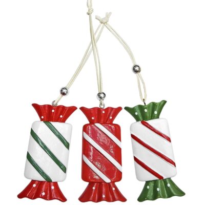 Στολίδι Polyresin Καραμελίτσα 8cm Xmasfest 1133751