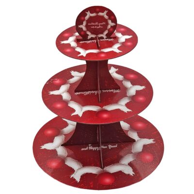 Βάση για Cupcake Xmas Τριώροφη 35 xø30cm Xmasfest 1133815