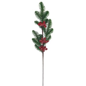 Κλαδί με Χιονισμένα γκι 72cm Xmasfest 1133898