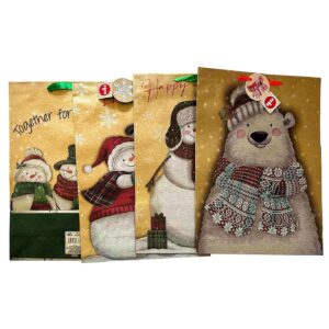 Τσάντα Δώρου Χάρτινη Χριστουγέννων 45x33x13cm Xmasfest 1133924