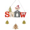 Στολίδι Ξύλινη Παράσταση Xmas 22x13cm Xmasfest 1133968