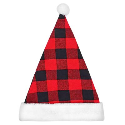 Σκούφος Χριστουγεννιάτικος Καρώ 37x28cm Xmasfest 1133982