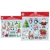 Αυτοκόλλητα 3D Χριστουγεννιάτικα 29x25cm Xmasfest 1133991