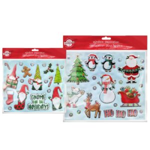 Αυτοκόλλητα 3D Χριστουγεννιάτικα 29x25cm Xmasfest 1133991