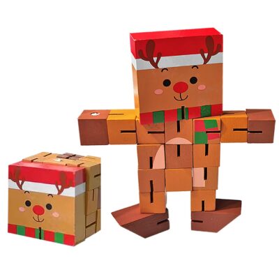 Διακοσμητική Φιγούρα Xmas Τουβλάκια 16x14x2cm Xmasfest 1133999