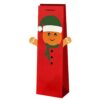 Τσάντα Δώρου Χάρτινη Ποτού Xmas Φιγούρα 37x13x13cm Xmasfest 1134022
