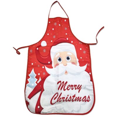 Ποδιά Μαγειρικής Άγιος Βασίλης 72x48cm Xmasfest 1134029