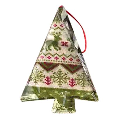 Στολίδι Κρεμαστό Πάνινο Δεντράκι 14x8cm Xmasfest 1134055