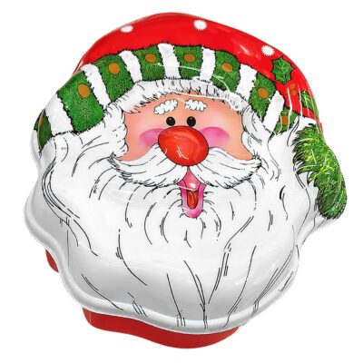 Κουτί Αγ. Βασίλης Πλαστικό 19x18x8cm Xmasfest 1134060