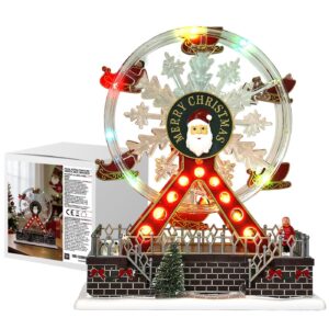 Ρόδα Λούνα Παρκ με Κίνηση, Φως, Μουσική 28x23x16cm Xmasfest 1134087