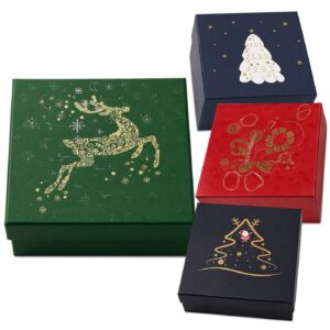 Κουτι Χάρτινο Χριστουγεννιάτικο 17x17x8cm Xmasfest 1134140