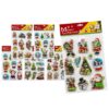 Αυτοκόλλητα Gelly Xmas Σχέδια σετ=10 τεμ 29x18cm Xmasfest 1134150
