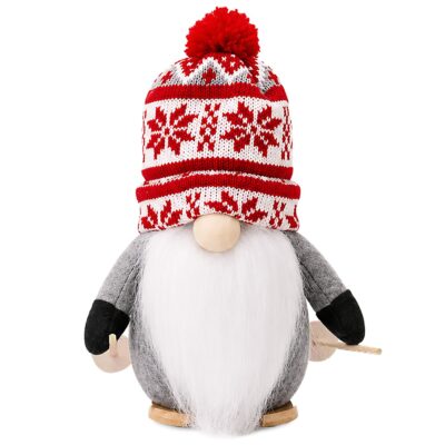Φιγούρα Διακοσμητική Gnome Κάνει σκι 23cm Xmasfest 1134200