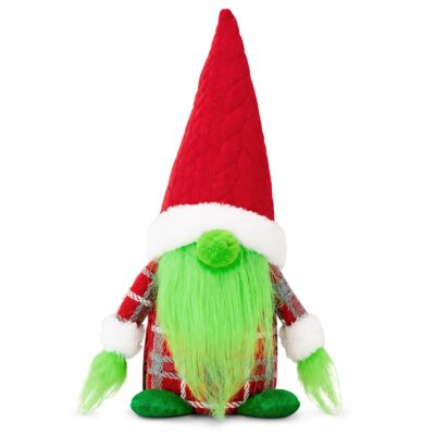 Φιγούρα Διακοσμητική Gnome Πράσινα Μούσια 26cm Xmasfest 1134203