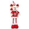Φιγούρα Xmas Τηλεσκοπικά Πόδια Κόκκινη 45cm Xmasfest 1134217