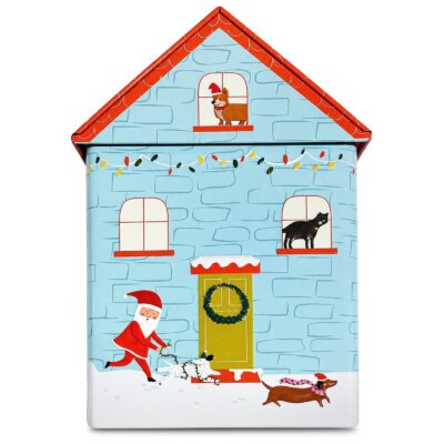 Μεταλλικό Κουτί Xmas Σπιτάκι 22x14,5x9cm Xmasfest 1134223