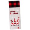 Θήκη Κρασιού Λινάτσα Xmas 37x14cm Xmasfest 1134228