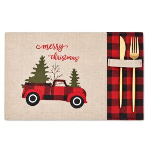 Σουπλά Υφασμάτινο Xmas Λινάτσα 43x32cm Xmasfest 1134230