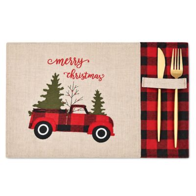 Σουπλά Υφασμάτινο Xmas Λινάτσα 43x32cm Xmasfest 1134230