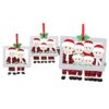 Στολίδι Ξύλινο Κρεμαστό Santa Family 8x7cm Xmasfest 1134233