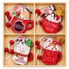 Στολίδια Ξύλινα σετ=12τεμ Σύνολο=14x14cm Τεμ=6cm Xmasfest 1134241