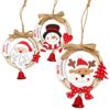 Στεφανάκι Ξύλινο με Καμπανάκι 13 x ø11cm Xmasfest 1134243