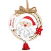 Στεφανάκι Ξύλινο με Καμπανάκι 13 x ø11cm Xmasfest 1134243