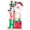 Επιτραπέζιο Διακοσμητικό Ξύλινο HoHoHo 17x9cm Xmasfest 1134247