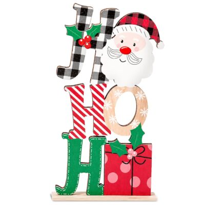 Επιτραπέζιο Διακοσμητικό Ξύλινο HoHoHo 17x9cm Xmasfest 1134247