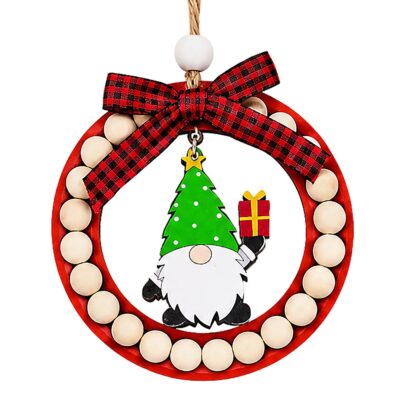 Στεφανάκι Ξύλινο Κρεμαστό ø11.5cm Xmasfest 1134253