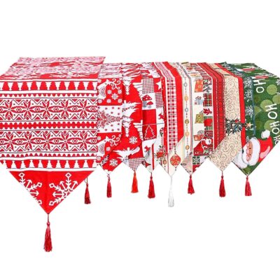 Runner Διακόσμησης Τραπεζιού Ταγάρι 180x34cm Xmasfest 1134254