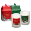 Κερί Αρωματικό σε Γυάλινο Βάζο Xmas 8x7cm Xmasfest 1134275