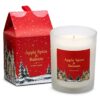 Κερί Αρωματικό σε Γυάλινο Βάζο Xmas 8x7cm Xmasfest 1134275