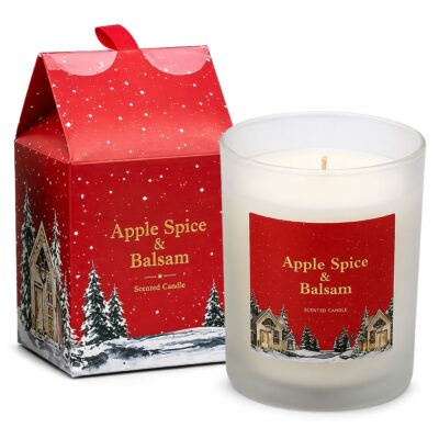 Κερί Αρωματικό σε Γυάλινο Βάζο Xmas 8x7cm Xmasfest 1134275