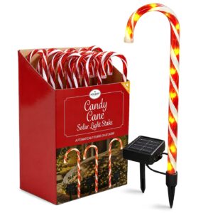 93-4262 Μπαστούνι Xmas Ηλιακό με φως 69x16cm Xmasfest 1134282