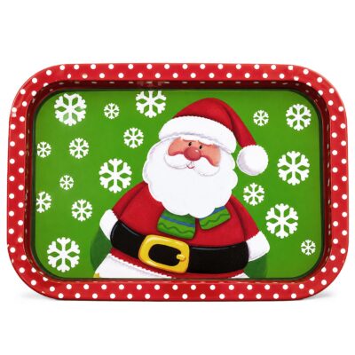 Δίσκος Μεταλλικός Χριστουγεννιάτικος 34x23cm Xmasfest 1134291
